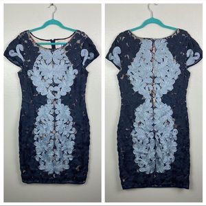 JS Collections Lace Embroidered Dress 14